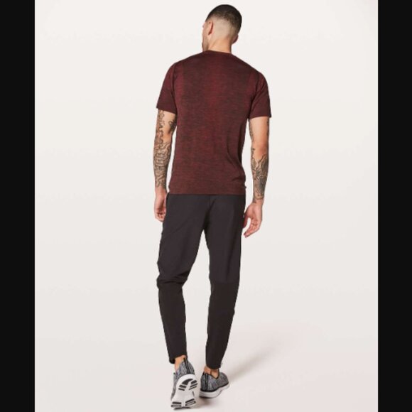 Lululemon Athletica Metal Vent Tech Short Sleeve Caliente Red Black $68.00 - Picture 4 of 12